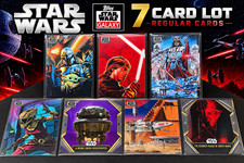 Topps 2022 Star Wars Galaxy 7-Card Lot Insert Darth Vader Luke Skywalker picture