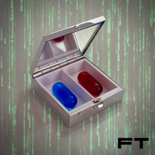 The Matrix Morpheus Pills & Case Prop Replica picture