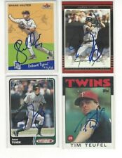 2002 Bowman #84 Jason Tyner Autographed Baseball Card Tampa Bay picture