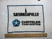 Vintage Saturn Apollo Chrysler Corporation Patch picture