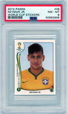 PSA 8 Neymar Junior // 2014 Panini world cup stickers picture