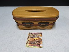 Longaberger 1998 Shades of Autumn Baker’s Bounty Basket w/Lid & Protector picture
