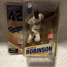 McFarlane Toys Cooperstown Series 3 Jackie Robinson Dodgers #42 Figure picture