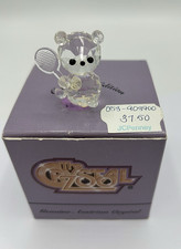 Vintage Crystal Zoo TENNIS TEDDY picture