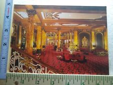 Postcard Lobby of Fairmont Hotel San Francisco California USA picture
