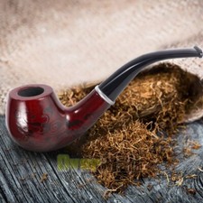 Durable Wooden Wood Smoking Pipe Tobacco Cigarettes Cigar Pipes Enchase Gift picture
