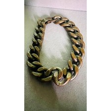 Vintage Bronze Curb Link Bracelet picture