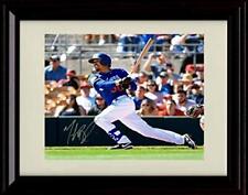 Framed 8x10 Mookie Betts Autograph Replica Print - At Bat picture
