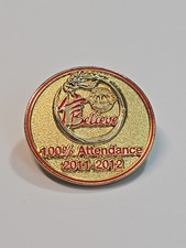 Lions Club International 100% Attendance 2011 - 2012 Lapel Pin picture