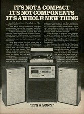 1978 Vtg Print Ad Sony HST 49 Go Together Stereo System Magazine Advertisement  picture