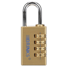 30mm Solid Brass Resettable Combination Padlock 1-3/16in Shackle picture