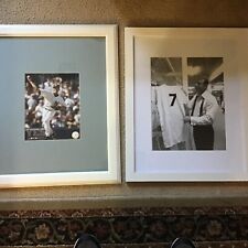 Mickey Mantle 22x 18  & Mario Rivera 23 X18  framed photos ready to hang. Greats picture