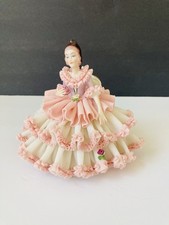 Dresden Porcelain Lace Figurine Made in Germany picture
