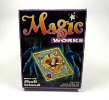 Map Of Skull Island Vintage Magic Works Set Complete 1993 Milton Bradley 90s picture