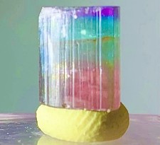 Beautiful Rare Multi Color Tourmaline Crystal Natural Raw Specimen Untreated picture