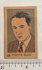 1926 W512 HAND CUT #23 MONTE BLUE picture