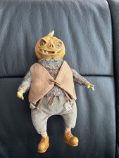 Rare Unusual Pumpkin Halloween OOAK Doll picture
