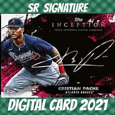 Topps bunt 21 cristian pache inception silver signings 2021 digital card picture