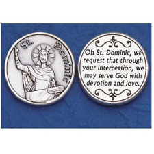 Saint Dominic - Silver Toned Pocket Tokens picture
