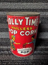 VARY RARE Jolly Time Popcorn Tin Container 1927s Sioux City Iowa picture