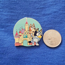 Bluey x Disney Parks - Bluey and Bingo Building a Sandcastle DISNEY PIN picture