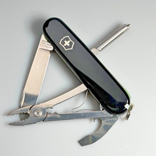 Victorinox Mechanic Jr Pliers Combo Modified Green G10 Liner Plus Scales picture