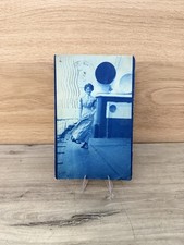 1908 RPPC Woman Aboard Ship Blue Cyanotype Postcard Memphis TN Antique picture