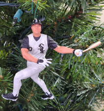 Magglio Ordonez Chicago White Sox Baseball Xmas Tree Ornament Holiday vtg Jersey picture