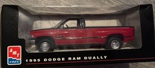 AMT Ertl 1995 Dodge Ram Dually Promo Model Truck Red/Black 1:25 Scale  picture