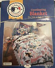 VTG Baseball Team Logo MLB  Blanket Twin Full Bedding picture