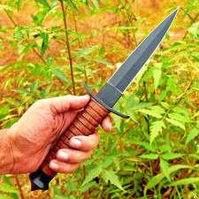 Vintage V-42 Dagger US Special Forces WWII Fixed Knife Double Edged picture