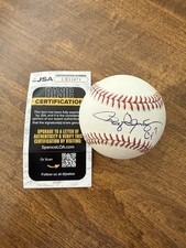 JSA AUTHENTICATED CR11871 ROGER CLEMENS CY 7 AUTOGRAPHED Baseball MINT BEAUTY picture