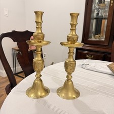 1950s Hollywood Regency James Mont Candlesticks - a Pair picture