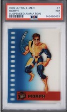 1995 FLEER ULTRA MARVEL X-MEN SUSPENDED ANIMATION MORPH #7 PSA 7 picture