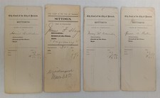 Vintage Connecticut Court Document Lot Intoxication Vagrancy 1885 1907 picture