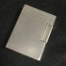 S.T.Dupont Gas Lighter Silver Pyramid Line 1s Working Condition picture