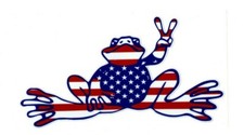 Peace Frog sticker| Size: 3