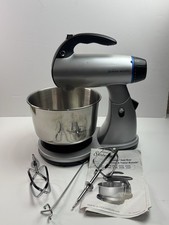 Vintage Sunbeam Mixmaster 12 Speed Stand Mixer Chrome Bowls Mixers picture