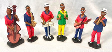 Vtg Set 6 Jazz Salsa Band Musicians Figurines 5