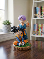 Goten Sitting & Trunks Thumbs Up Dragon Ball Super Collectible Figure picture