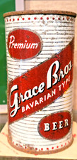 1957 GRACE BROTHERS BAVARIAN TYPE FLAT TOP BEER CAN SANTA ROSA CALIFORNIA picture