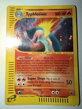 2002 Pokemon Typhlosion 28/165 Holo Rare 🔥🌀 Swirl Expedition  picture