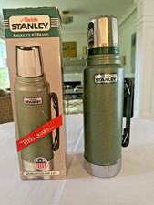 Vintage Aladdin Stanley Steel Quart Thermos in Box GREAT condition - DS29 picture