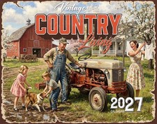 2027 Vintage Country Living Wall Calendar – 16-Month Americana (FREE SHIPPING) picture