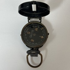 Antique WWII US Army M1938 Lensatic Compass W & L E Gurley Troy NY Works picture