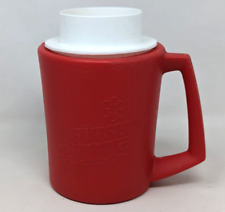 Vintage 1983 Slush Mug Red Glacierware Frozen Desert Treat Maker Cup USA A24 picture