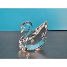 Beautiful, faceted Swarovski Crystal Swan Figurine -1.5x1.5 - Dainty, Elegant, picture