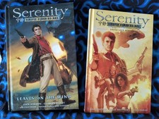 Serenity Leaves on the Wind  1st ed. AND Those Left Behind  HardbckGraphicNovels picture