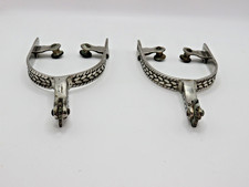 vintage western horseman spurs, no markings picture