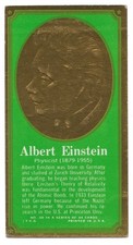1965 Topps Presidents & Famous Americans ALBERT EINSTEIN #40 picture